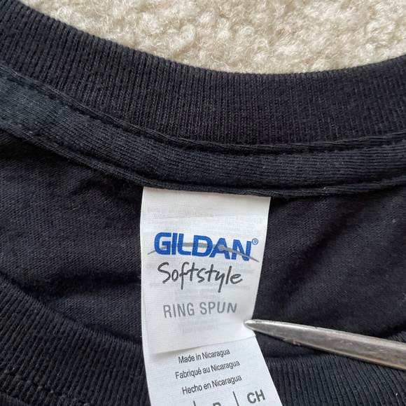 Deadpool Black Short Sleeve T-Shirt Adobe 100% Cotton - Picture 5 of 8